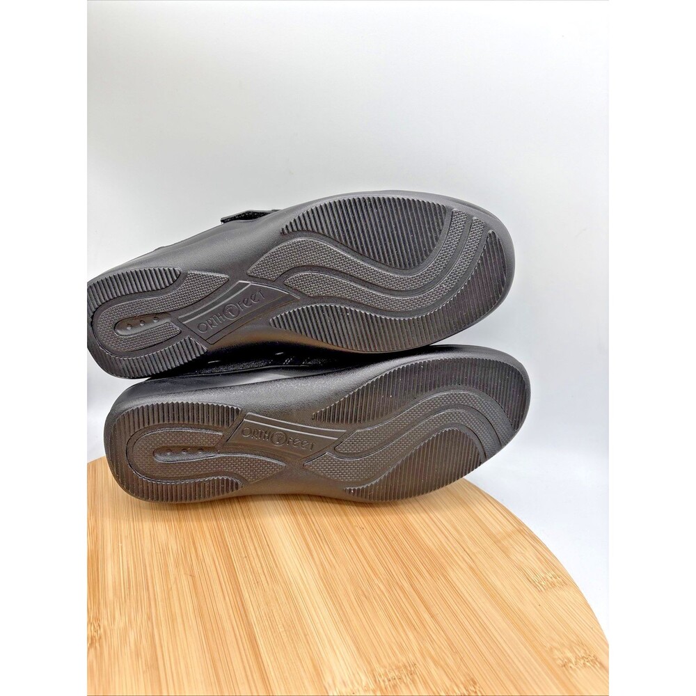 Orthofeet Quincy 821 Womens 9B Black Slip On Shoes Hook Loop Orthopedic - Picture 8 of 9
